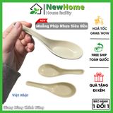 Muỗng Phíp Nhựa Siêu Bền - Ăn Cơm, Canh, Súp, Cháo Hàng Chính Hãng Việt Nhật.