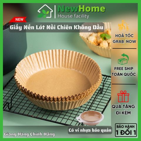Giấy Nến Lót Nồi Chiên Không Dầu Chịu Nhiệt Cao Nướng Thực Phẩm Nướng Bánh Thấm Dầu.