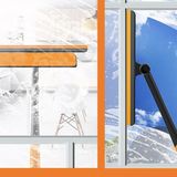 Cây Lau Kính 3 Chức Năng K11 Kèm Gạt Nước Silicon Xoay 360 độ Tiện Lợi.