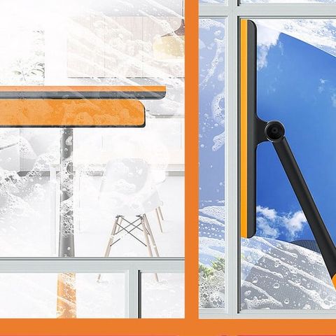 Cây Lau Kính 3 Chức Năng K11 Kèm Gạt Nước Silicon Xoay 360 độ Tiện Lợi.