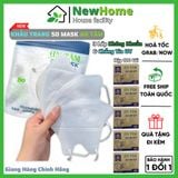 Khẩu Trang 5D Mask An Tâm 3 Lớp Kháng Khuẩn & Chống Tia UV - Hộp 100 Cái.