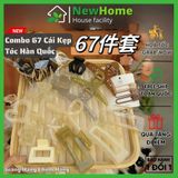 Set 67 Cái Kẹp Tóc Càng Cua + Chun Cột Tóc Hàn Quốc Siêu Xinh Cho Chị Em.