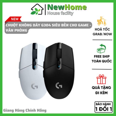 Chuột Không Dây G304 Logitech Độ Phân Giải 8000DPI - Hàng OEM Siêu Bền Cho Game - Văn Phòng.