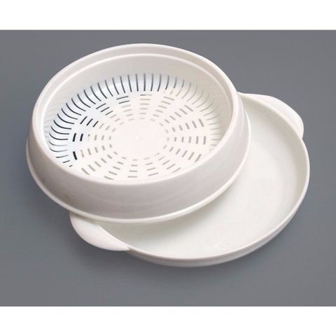 Bộ Khay Hấp Lò Vi Sóng Việt Nhật 2 Tầng Chất Lượng Cao Chịu Nhiệt Tốt