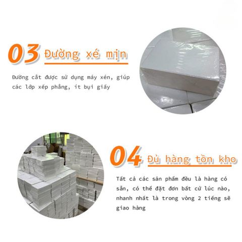 Giấy In Nhiệt 3 Lớp Chống Nước Chuyên Dụng - Cuộn A6, A7 Cho Máy In Đơn Đóng Hàng Sàn TMĐT.