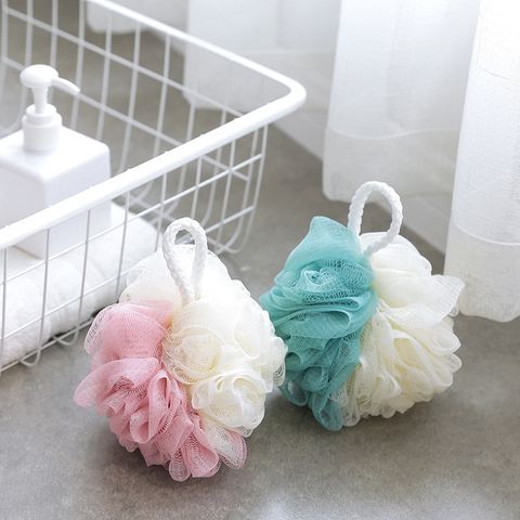 Bông Tắm Tròn 2 Màu Hàn Quốc Cao Cấp Tạo Bọt Siêu Mềm Mịn.