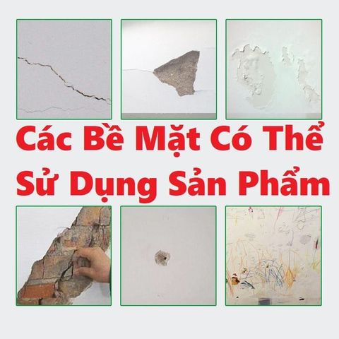 Keo Vá Tường Trám Vết Nứt Tường Nhà Cao Cấp Chống Nước Chống Ẩm Mốc.