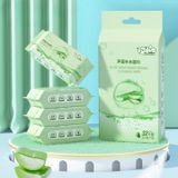 Bịch 8 Gói Khăn Giấy Ướt Mini Bỏ Túi Tiện Dụng Bằng Vải Không Dệt Cao Cấp (64 khăn)