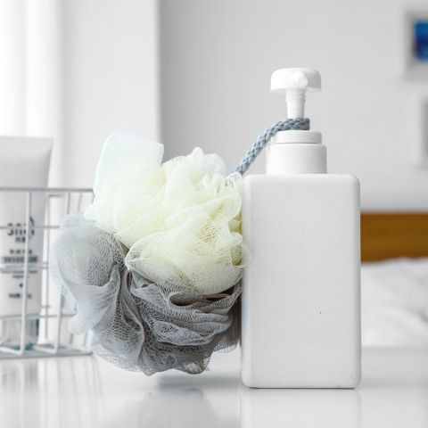 Bông Tắm Tròn 2 Màu Hàn Quốc Cao Cấp Tạo Bọt Siêu Mềm Mịn.