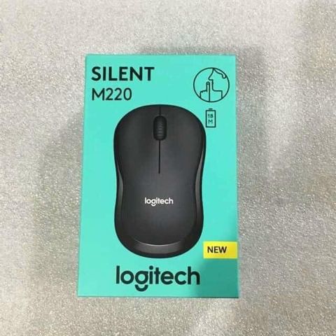 Chuột Không Dây Logitech M220 Hàng OEM - Dòng Silent (không tiếng ồn) Giá Rẻ Cho Nhân viên Văn Phòng