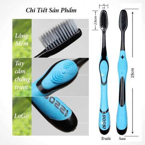Bàn Chải Đánh Răng Than Tre Hoạt Tính Hàn Quốc Thế Hệ Mới - Bảo Vệ Răng Miệng Khỏi Vi Khuẩn