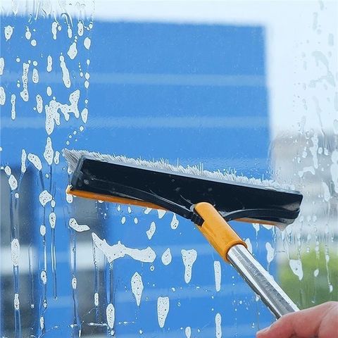 Chổi Chà Sàn Nhà Tắm Đa Năng 2 Trong 1 Chà Cọ Sàn và Gạt Nước Tiện Lợi