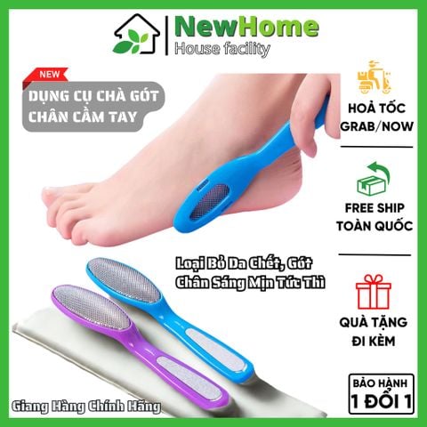 Dụng Cụ Chà Gót Chân Cầm Tay – Loại Bỏ Da Chết, Gót Chân Sáng Mịn Tức Thì.