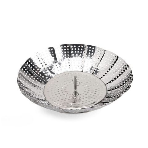 Vỉ Hấp, Xửng Hấp Đồ Xôi - Để Ráo Nước Trái Cây Chất Liệu Inox Cao Cấp Xếp Gọn Tiện Lợi.