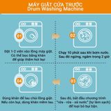 Hộp 12 Viên Nén Vệ Sinh Lồng Máy Giặt - Tẩy Cặn Bẩn - Diệt Khuẩn Lồng Giặt Tăng Tuổi Thọ Máy Giặt