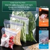 Hộp Túi Zip Đựng Thực Phẩm Kiểu Nhật - Túi Zipper Bọc Thức Ăn, Rau Củ, Quả, Bảo Quản Tủ Lạnh.