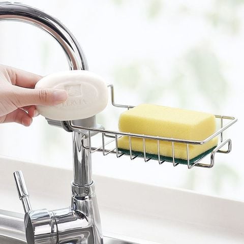 Giá Để Đồ Rửa Chén Kẹp Vòi Rửa Nhà Bếp Tiện Lợi - Chất Liệu Thép Không Gỉ Cao Cấp.