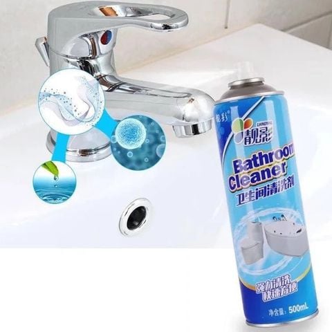 Chai Xịt Bọt Tuyết Vệ Sinh Nhà Tắm Bathroom Cleaner Vệ Sinh Bồn Cầu - Bồn Tắm Sứ Dung Tích 500ml
