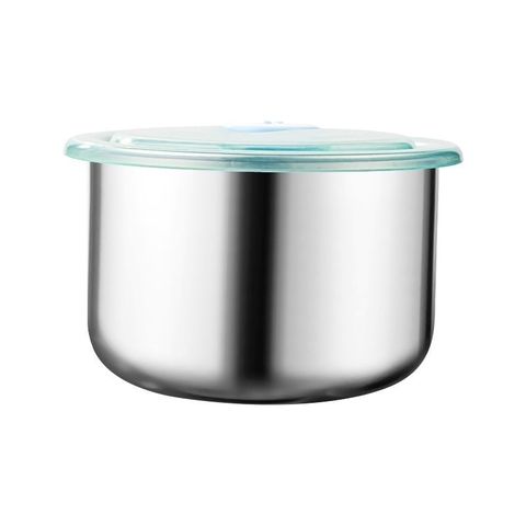 Hộp Tròn Inox 304 Có Nắp Đựng Thực Phẩm Tủ Lạnh An Toàn Sức Khoẻ Dùng được Cho Lò Vi Sóng