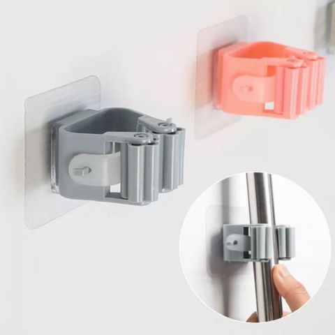 Móc Kẹp Chổi, Cây Lau Nhà Dán Tường Tiện Lợi, Siêu Chắc Bền