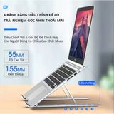 Giá Đỡ Cho Laptop - Máy Tính Bảng Bằng Hợp Kim Nhôm Điều Chinh Được Độ Cao và Xếp Gọn Tiện Lợi