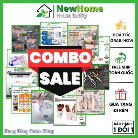 Combo Gia Dụng Nhà Bếp Giá Ưu Đãi Kèm Quà Tặng Chất Lượng Từ New Home