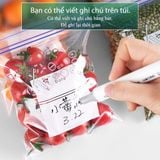 Hộp Túi Zip Đựng Thực Phẩm Kiểu Nhật - Túi Zipper Bọc Thức Ăn, Rau Củ, Quả, Bảo Quản Tủ Lạnh.