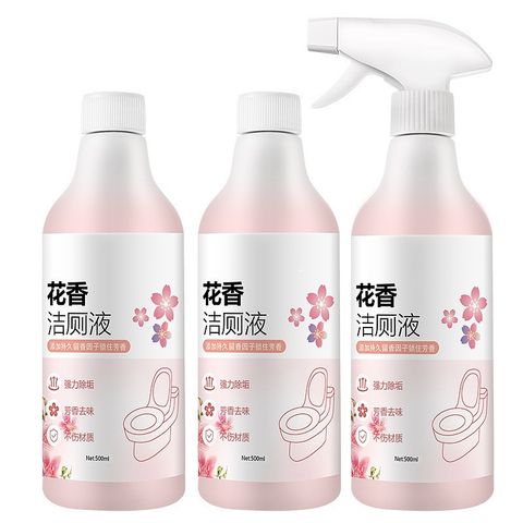 Bình Xịt Tẩy Rửa, Khử Mùi Nhà Vệ Sinh Dạng Bọt 500ml - Diệt Khuẩn Toilet Hương Hoa Anh Đào