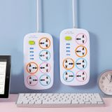 Ổ Cắm Điện Đa Năng 6 Lỗ Tích Hợp 4 Cổng USB Sạc Điện Thoại Tiện Dụng