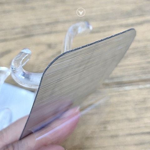 Vỉ Móc Dán Tường Chịu Lực 6 Móc Treo Đồ Đa Năng - Miếng Dán Siêu Dính Chịu Lực 10kg.