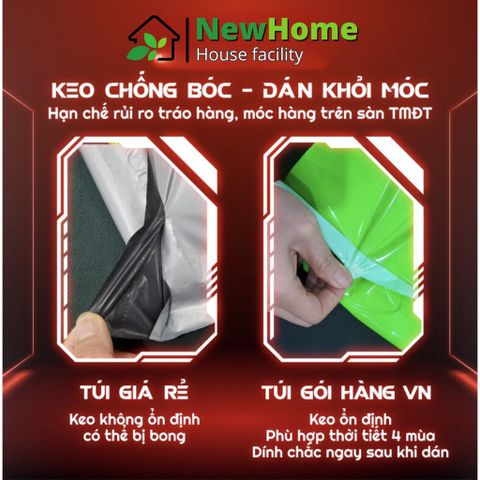 Túi Gói Hàng Có Keo Dán Niêm Phong Tự Dính 3 Lớp Cao Cấp Siêu Dai [Set 10 Túi].