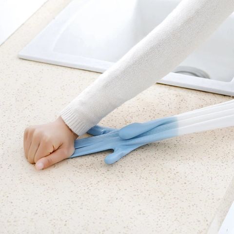 Găng Tay Cao Su Phối Màu Rửa Chén, Bát - Làm Bếp Tiện Dụng Hàng Nhập Khẩu.