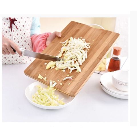 Thớt Gỗ Tre Nhà Bếp Có Khuy Treo Chống Vi Khuẩn và Nấm Mốc Siêu Bền Đẹp Hàng Nhập Khẩu.