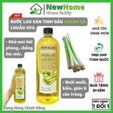 Nước Lau Sàn Nhà Chứa Tinh Dầu Chanh Sả Chuẩn Spa Đuổi Muỗi, Kiến, Gián, Côn Trùng - Chai 1 Lít