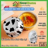 Chén Giấy Bạc Tròn in Hoạ Tiết, Làm Khuôn Nướng Bánh - Đựng Nước Chấm Du Lịch Tiện Dụng.