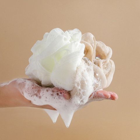 Bông Tắm Tròn 2 Màu Hàn Quốc Cao Cấp Tạo Bọt Siêu Mềm Mịn.