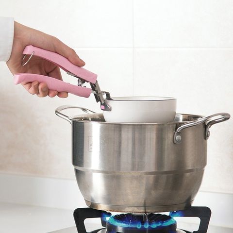 Kẹp Gắp Đồ Nóng Thông Minh Có Lò Xo - Cán Nhựa Siêu Tiện Lợi