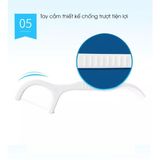 Hộp 50 Que Tăm Chỉ Nha Khoa Loại Tốt Dùng 1 Lần - Sợi Chỉ Mảnh Hỗ Trợ Tối ưu Cho Răng