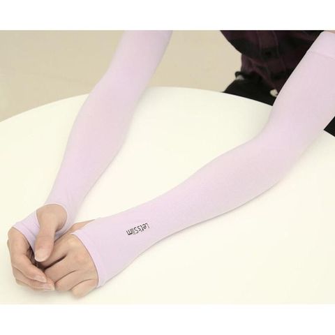 Cặp Găng Tay Chống Nắng Nam/Nữ Xỏ Ngón Let's Slim Hàn Quốc Chống Tia UV Hàng Nhập Khẩu