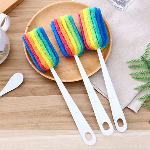 Dụng Cụ Cọ Rửa Cốc, Chén, Ly - Cọ Rửa Vệ Sinh Bình Sữa Cho Bé Tiện Dụng.