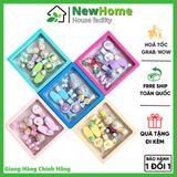 Hộp 10 Cái Cột Tóc Siêu Dễ Thương Cho Bé Gái