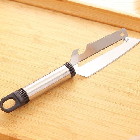Dao Nạo Inox Gọt Rau Củ Quả 2 Lưỡi, Cán Cầm Inox Chắc Tay An Toàn Tiện Lợi [New Home]
