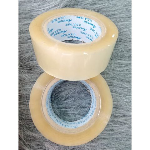 Cuộn Băng Keo Trong 200 YARD Lõi Mỏng - 1 Cây 6 Cuộn [2Kg] Đảm Bảo Chất Lượng