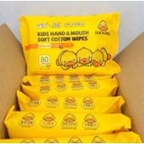 Thùng 10 Gói Khăn Ướt Vịt Vàng Cao Cấp DUCKLING