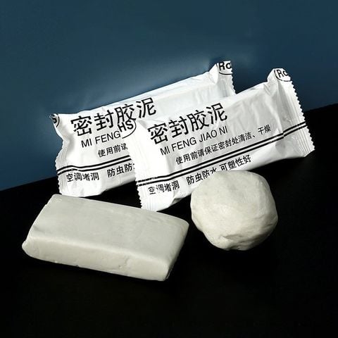 Xi Măng Dẻo Bịt Lỗ Điều Hoà, Keo Xi Măng Trắng Bít Lỗ Tường/ Đường ống Nước/ Khe Rãnh Hàng Nhập Khẩu