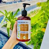 Sữa Tắm Trắng Da Thải Độc OLIVE Collagen X12 Dung Tích 500ML