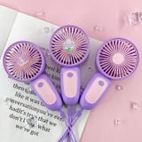 Quạt Tích Điện Cầm Tay Mini Mùa Hè Có Dây Đeo - Mẫu Mới Siêu Mạnh Có Thể Sạc Lại.