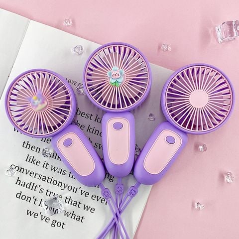 Quạt Tích Điện Cầm Tay Mini Mùa Hè Có Dây Đeo - Mẫu Mới Siêu Mạnh Có Thể Sạc Lại.