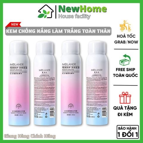 Xịt Chống Nắng Làm Trắng Toàn Thân Nâng Tông Màu Da Che Khuyết Điểm.