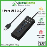 Bộ Chia Cổng Usb, Hub Chia 4 Cổng USB 3.0 Tốc Độ Cao Hàng Cao Cấp